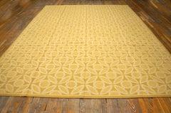 2000s Contemporary Chinese Needlepoint Flat Weave Hand Knotted Rug 9' x 12'