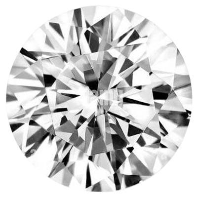 Diamant taillé en brillant avec certificat HRD