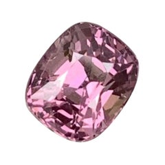 Spinelle naturelle taille brillante de 1,25 carat, pierre précieuse non sertie pour une utilisation bijouterie