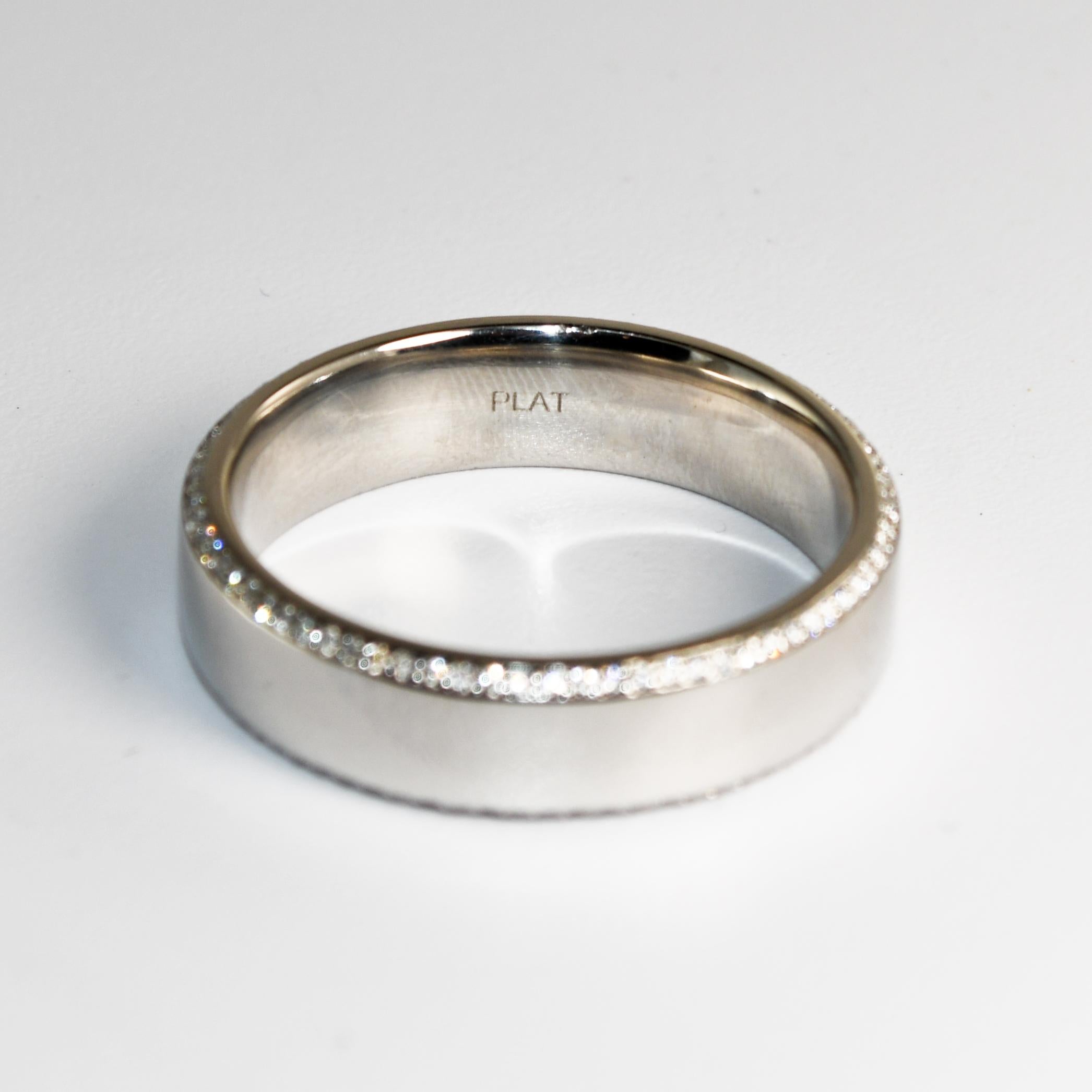 Brilliant Earth Platinum Diamond Eternity Ring 0.30ct In Excellent Condition For Sale In Laguna Beach, CA