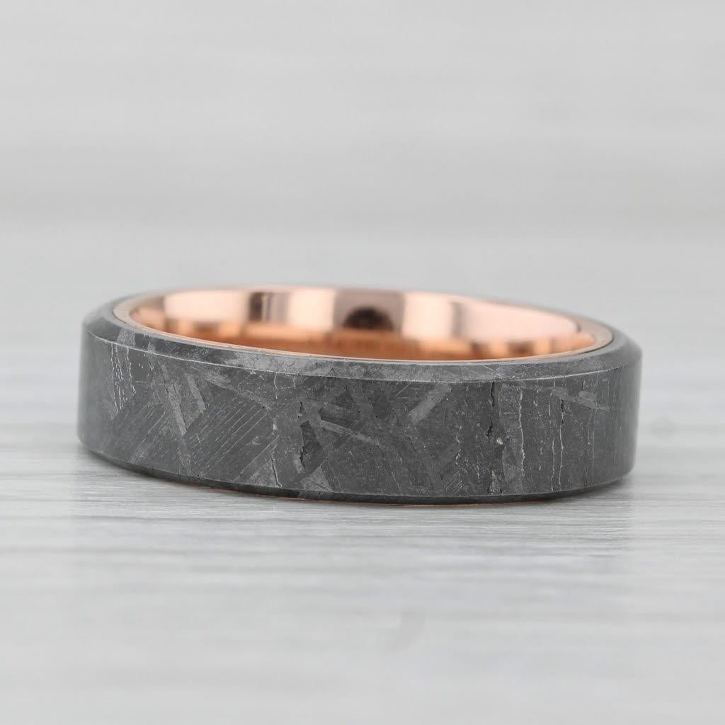 Brilliant Earth Tundra Meteorit Ring 14k Rose Gold Hochzeit Band Größe 9,5 w / Box im Angebot 2