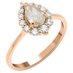 1.12ct Fancy Gray Diamond Engagement Ring