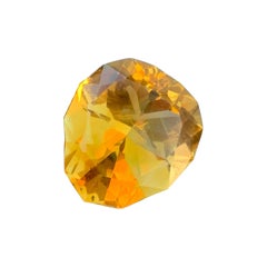 Brillanter natürlicher orange-gelber Citrin 8,05 CT AAA Loupe sauberer Citrin Schmuck