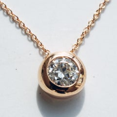 Brilliant Solitaire Pendant 0.40 Carat White That's Exact You Want