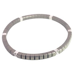 Brilliante Tennis Bracelet Flex Titane gris 0.30 ct Silhouette Allemagne