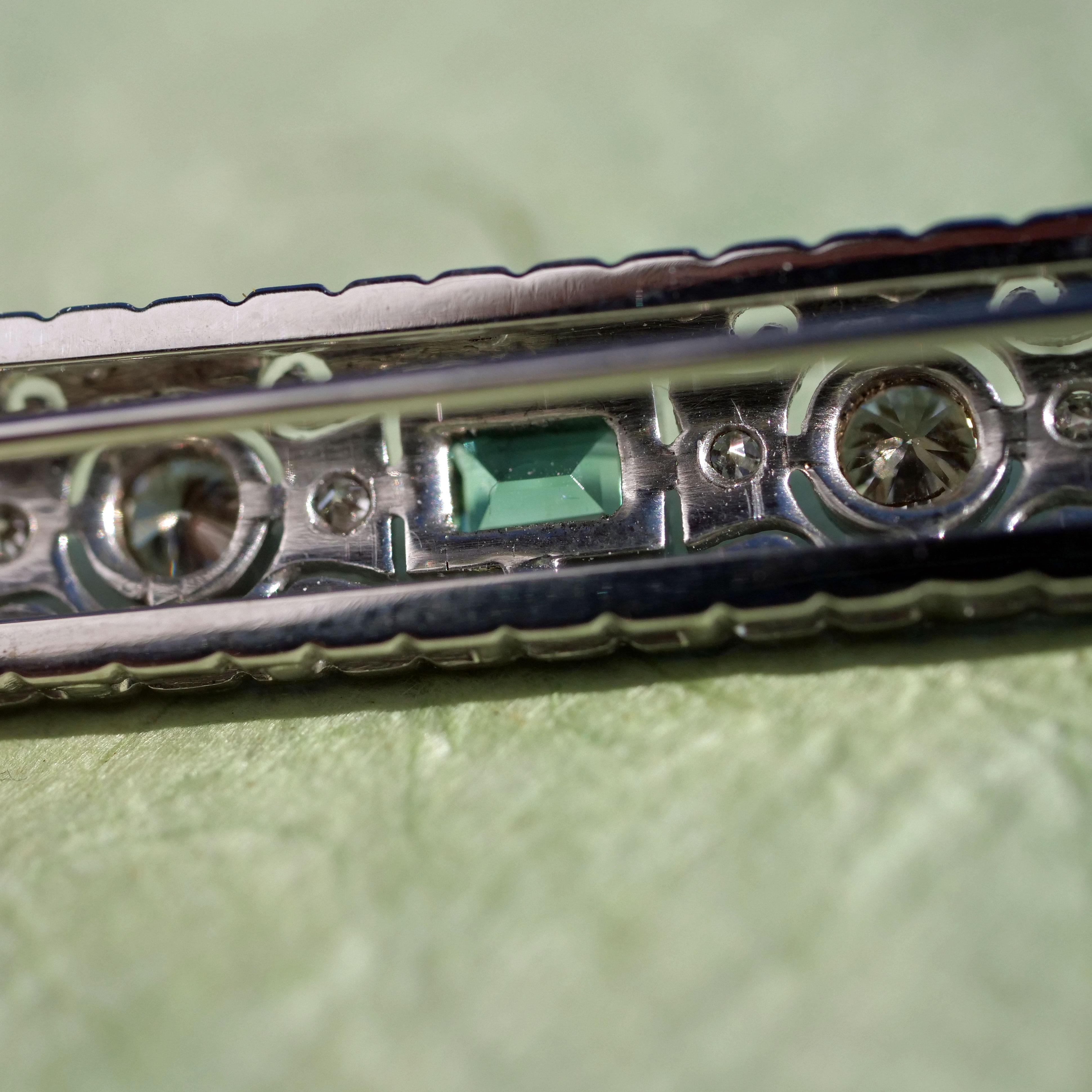 Brilliant Tourmaline Brooch Made in the Post-War 1960 What a Magnificent Work For Sale 5
