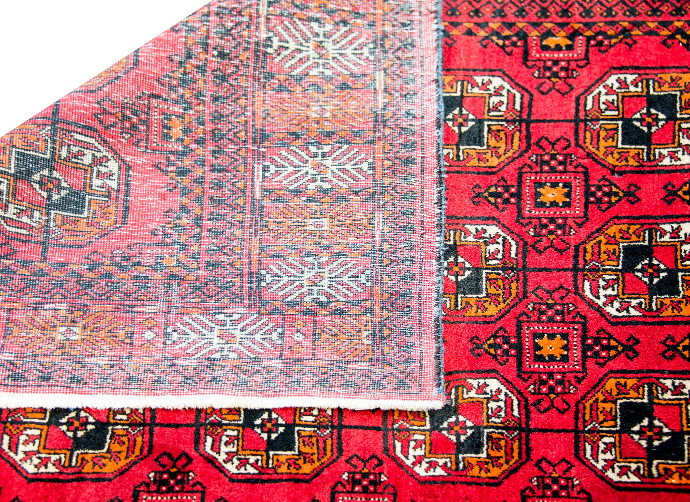 Milieu du XXe siècle Magnifique tapis Bokhara vintage en vente