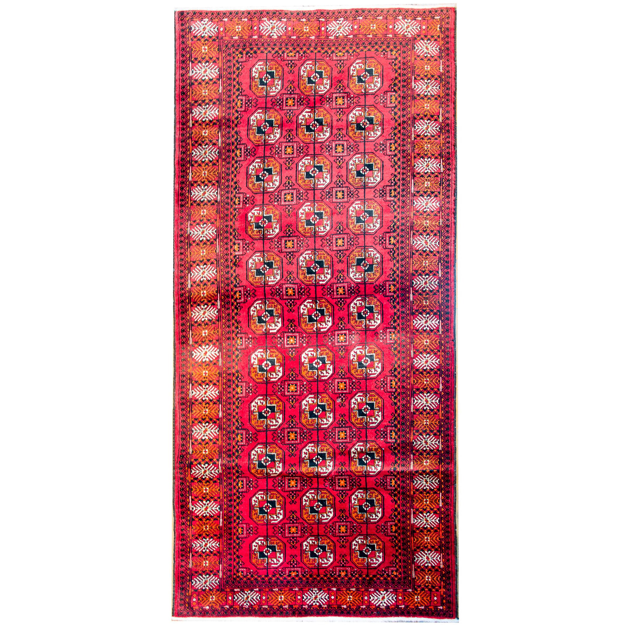 Magnifique tapis Bokhara vintage en vente