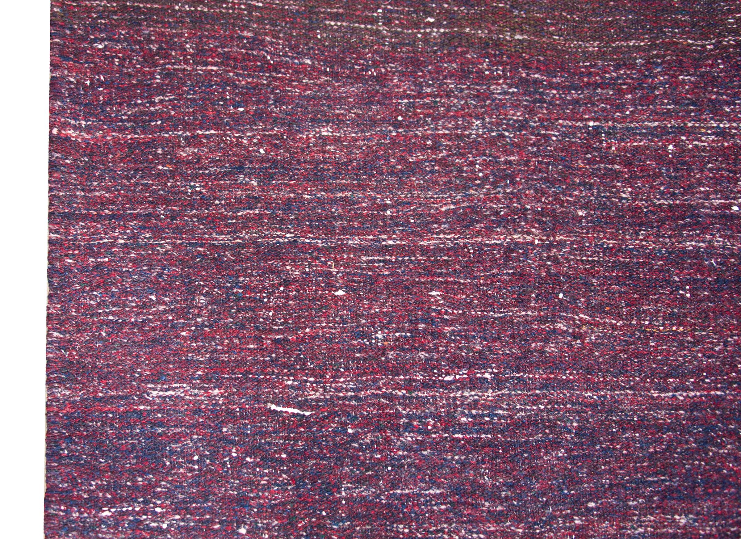 Brillianter Gabbeh-Kilim-Teppich im Vintage-Stil (Handgewebt) im Angebot