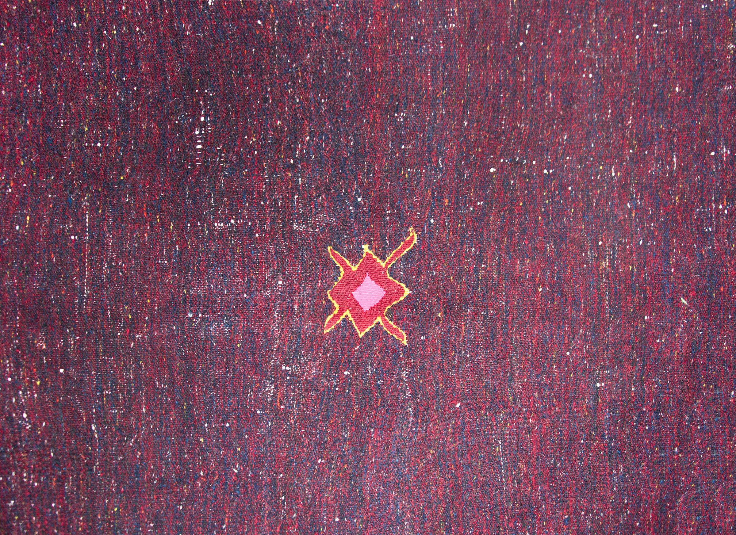 Brillianter Gabbeh-Kilim-Teppich im Vintage-Stil (Mitte des 20. Jahrhunderts) im Angebot