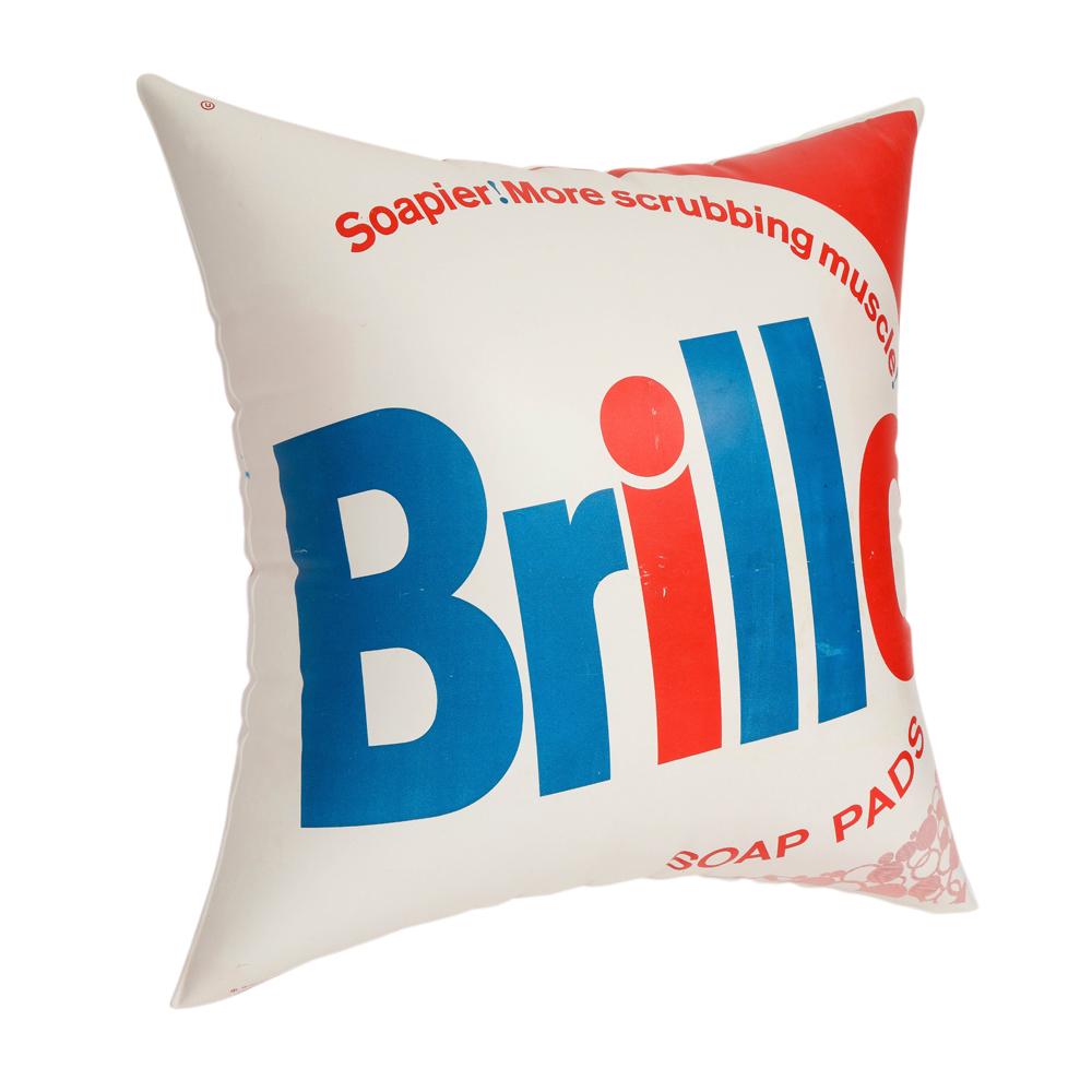 red white and blue pillow