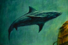 "Great American Remembered" Contemporary Oil on Panel, Unframed