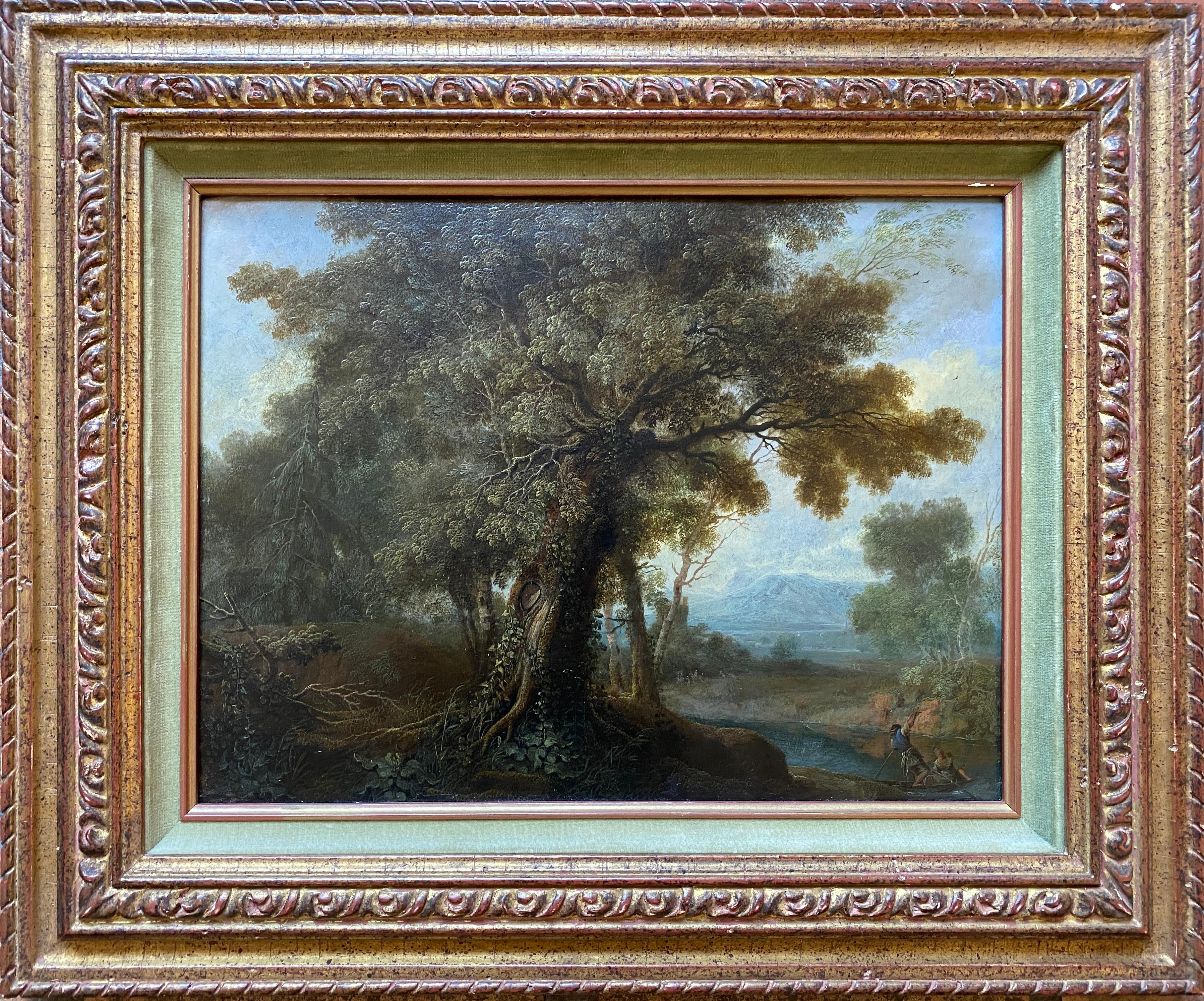 Ein Paar Waldlandschaften, Philipp H. Brinckmann, 1709 - 1761, Alter Meister – Painting von Brinckmann Philipp Hieronymus