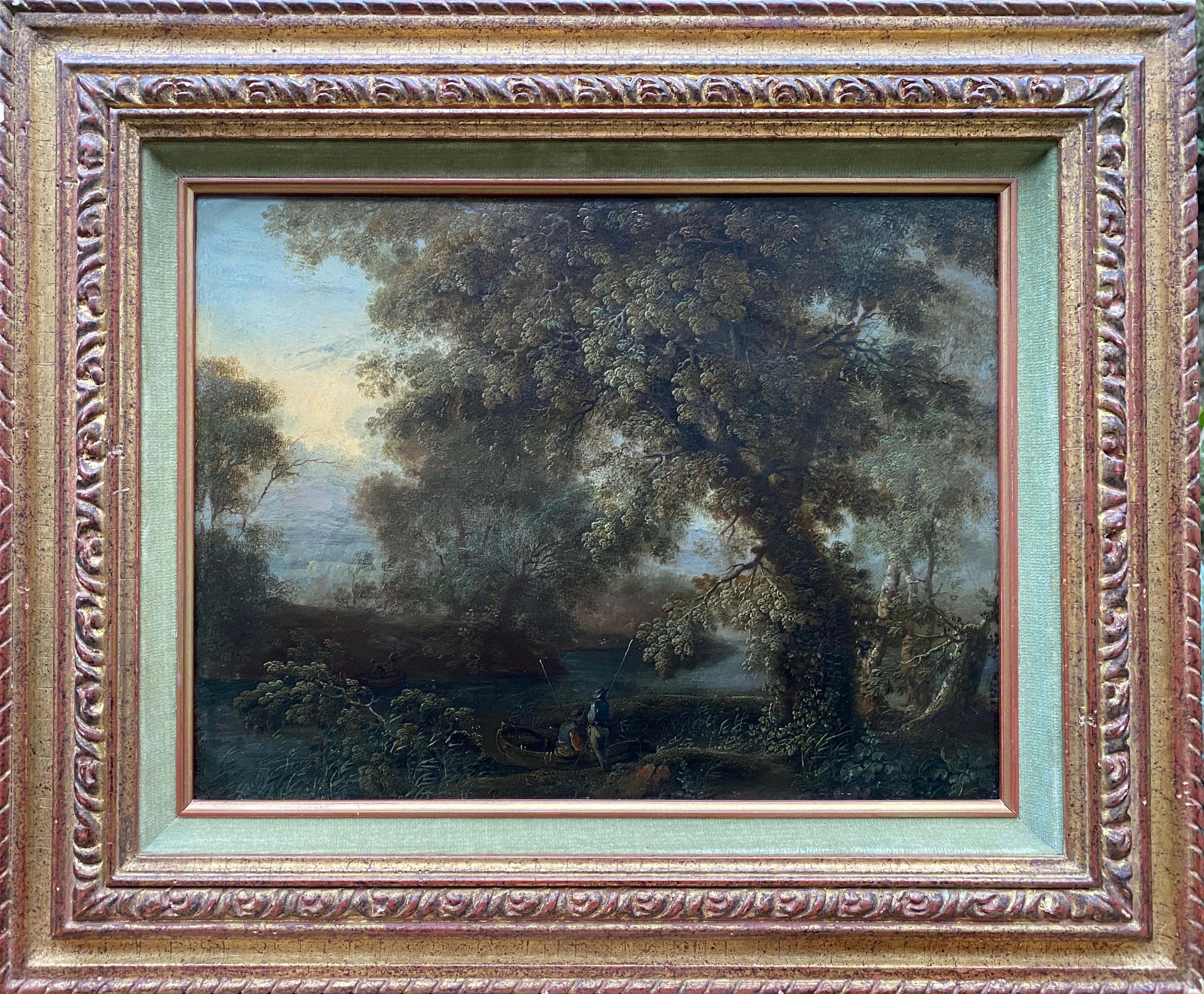 Paire de paysages de forêt, Philipp H. Brinckmann, 1709 - 1761, Maître ancien - Maîtres anciens Painting par Brinckmann Philipp Hieronymus