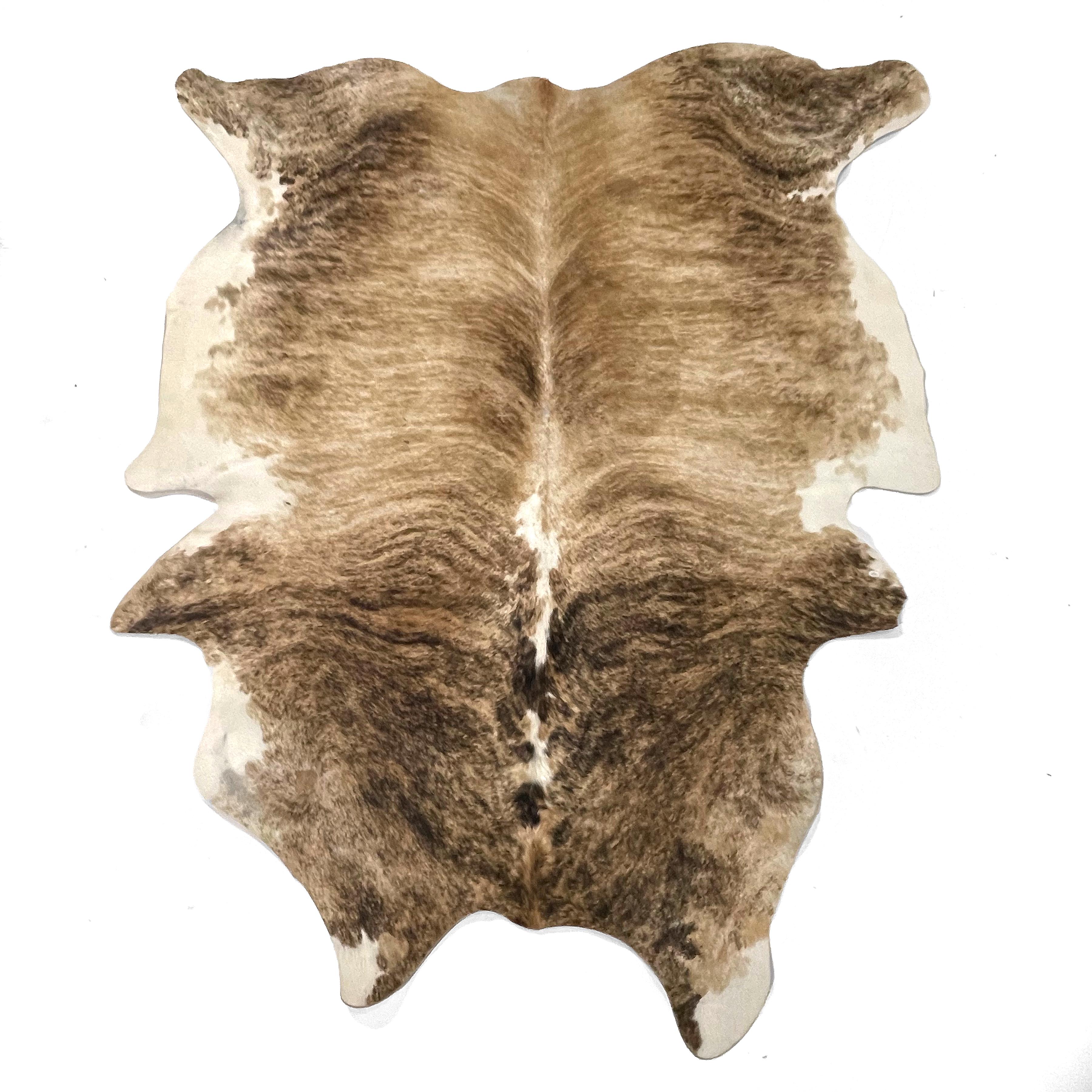 Brindle Cow Hide Rug In Good Condition For Sale In Highland, IN