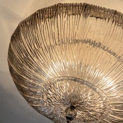 Brindle Fumé Glass Ceiling Lamp