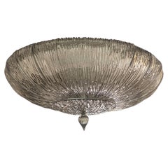 Brindle Fumé Glass Ceiling Lamp