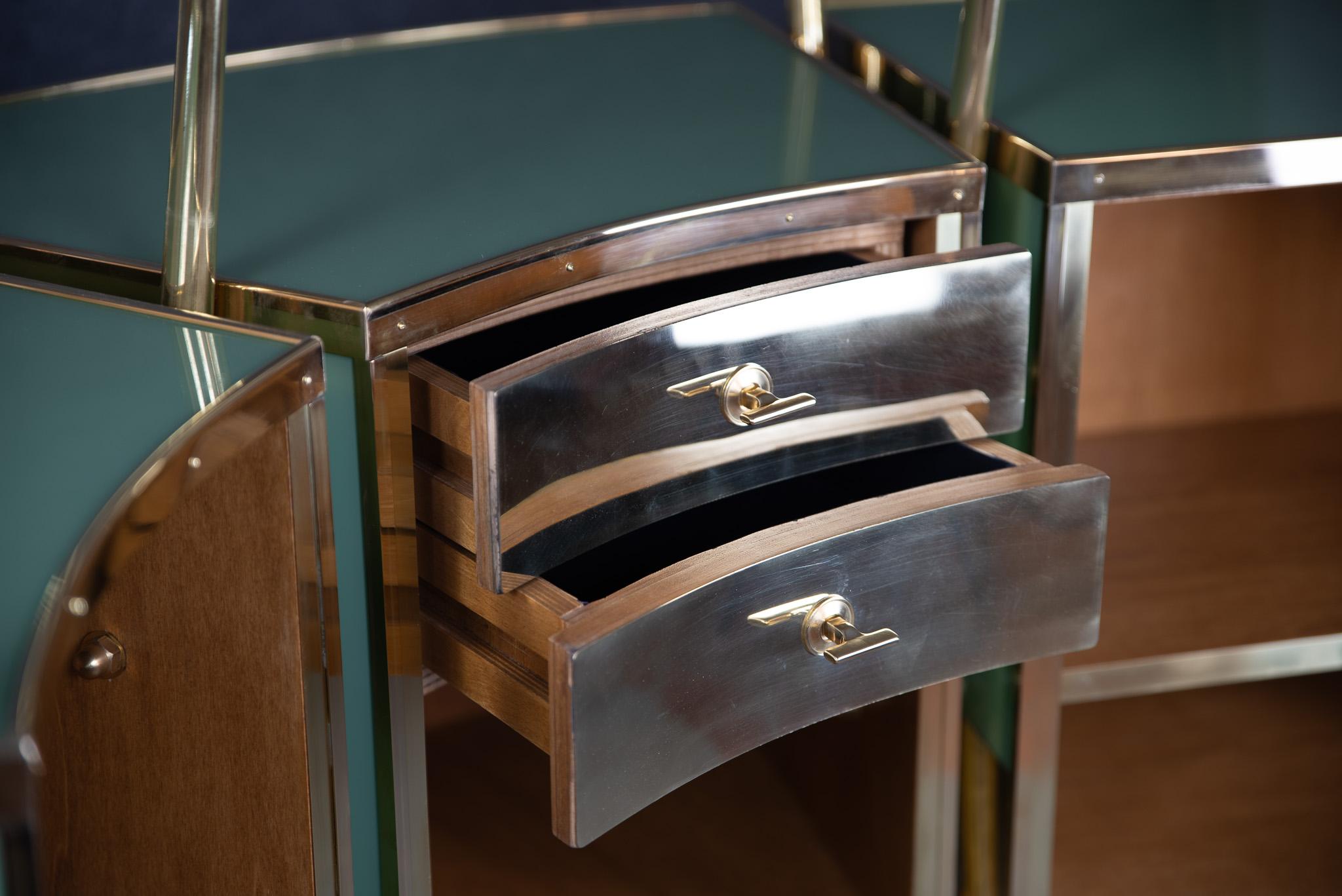 Bring your space to life with the Gio Ponti-inspired dry bar by Justfurnituress in vendita 12