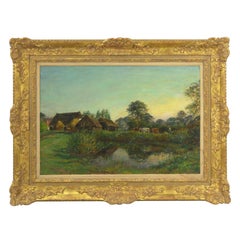 "Das Vieh eintreiben" '1896' Ölgemälde von William Mark Fisher R.A.