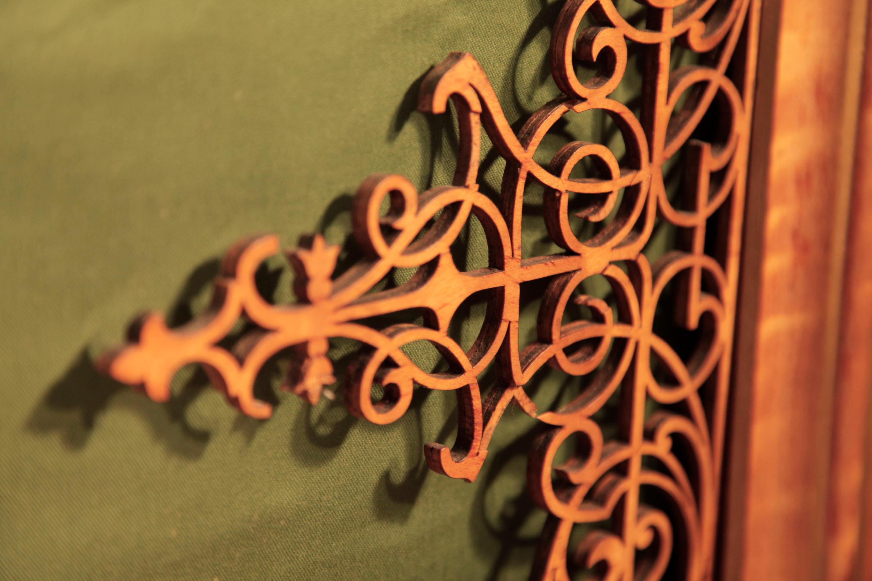 Brinsmead Piano Birch Case Fretwork Panels Formerly the Property of Vesta Tilley 5