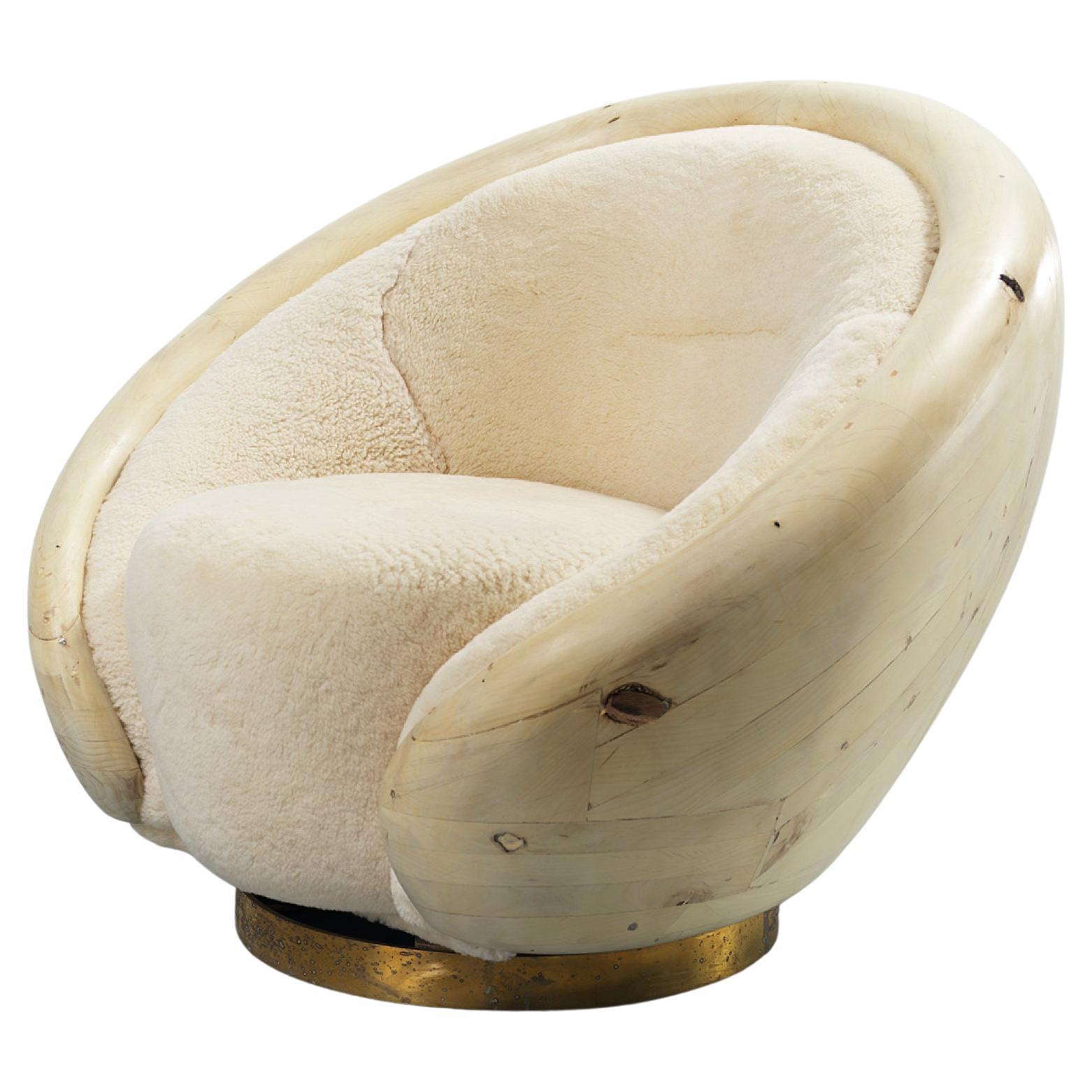"Brioche" lounge chair by Rogan Gregory For Sale