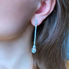 Briolette Diamond Earrings