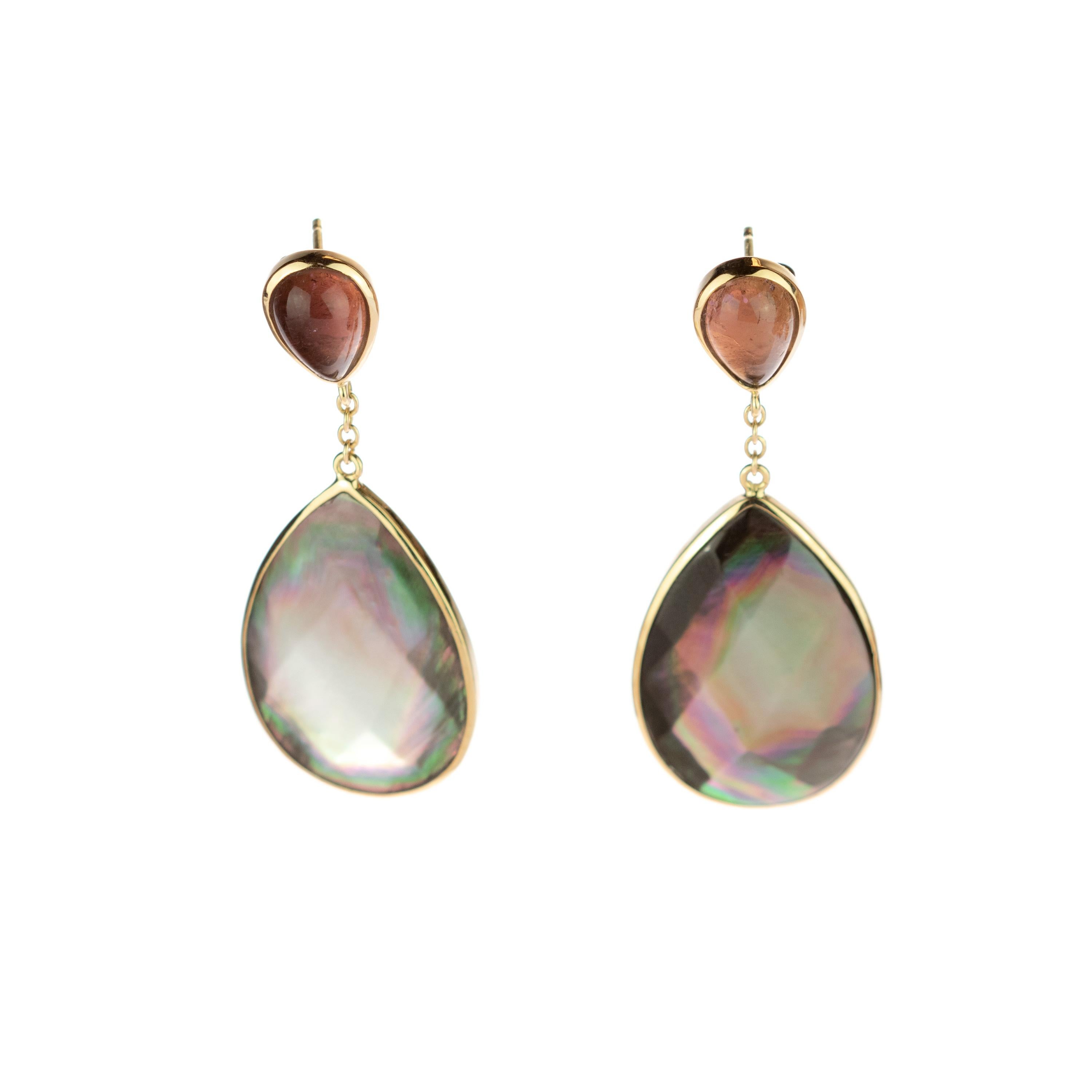 jewel drop earrings