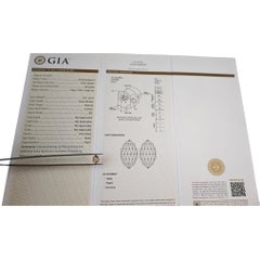 Briolette Natural Diamond, GIA Certified 3.81ct, Fancy Brown Loose Gemstone