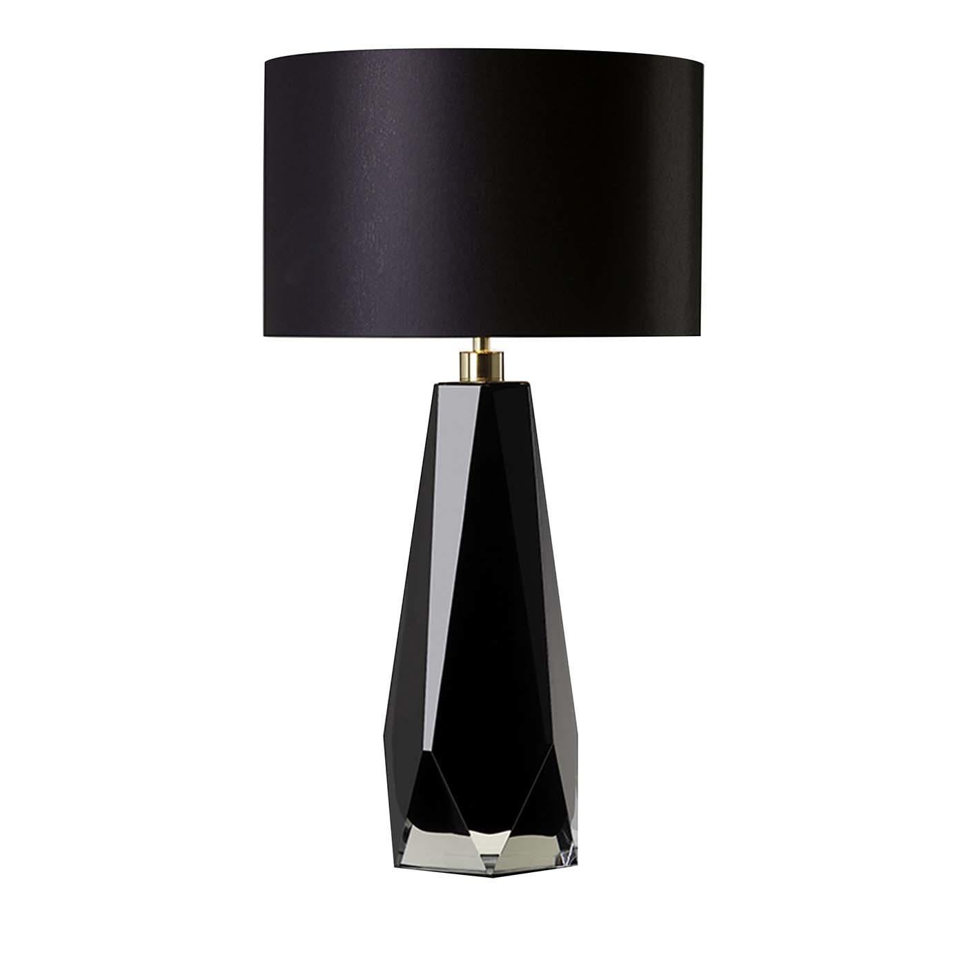 Briolette Tall Black Table Lamp For 