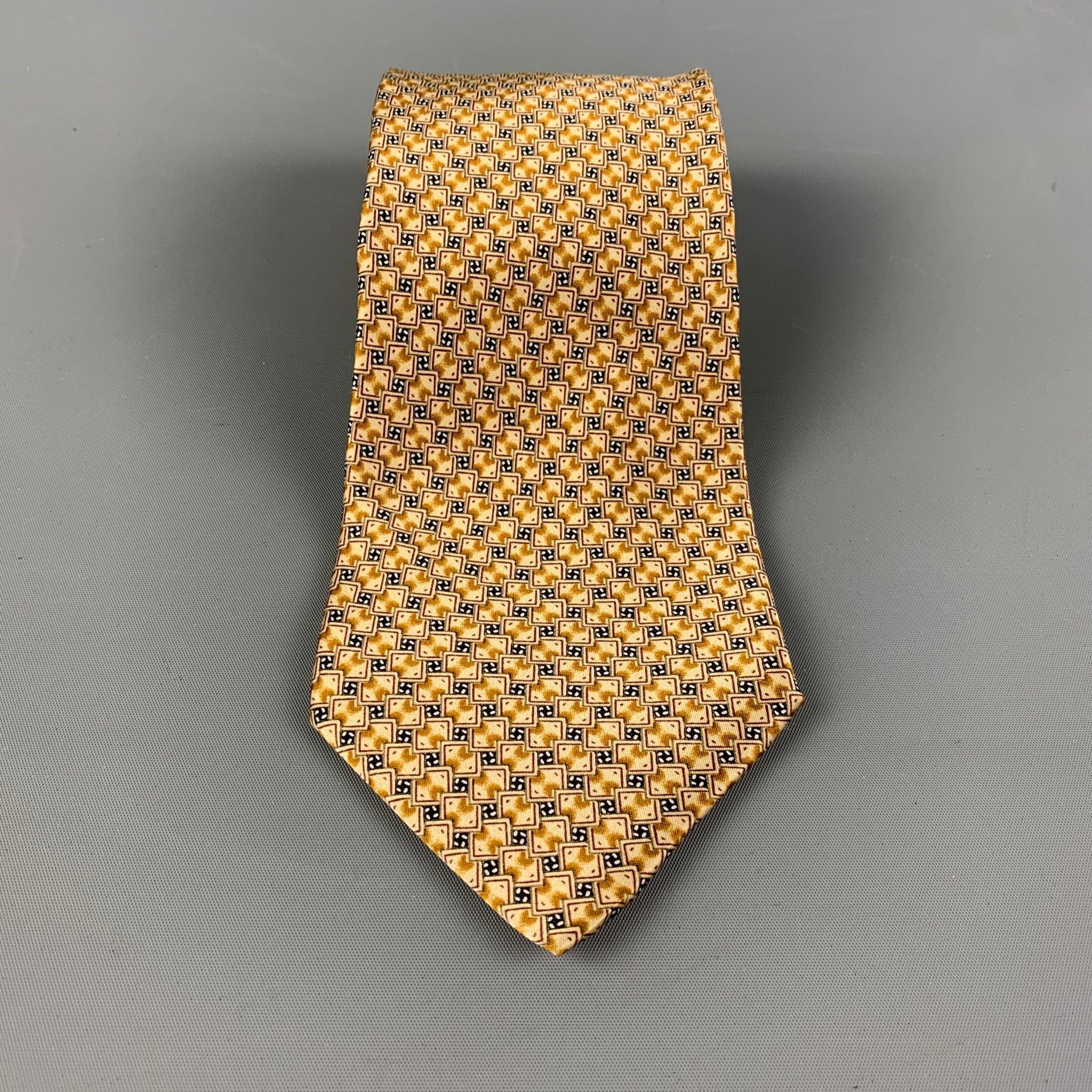 BRIONI necktie comes in a beige and black silk with all over abstract checkered print. Handmade in Italy.
Very Good Pre-Owned Condition.
 

Measurements: 
  
Width:3 inches 
Length:60 in




  
  
 
Reference: 124875
Category: Tie
More Details
   