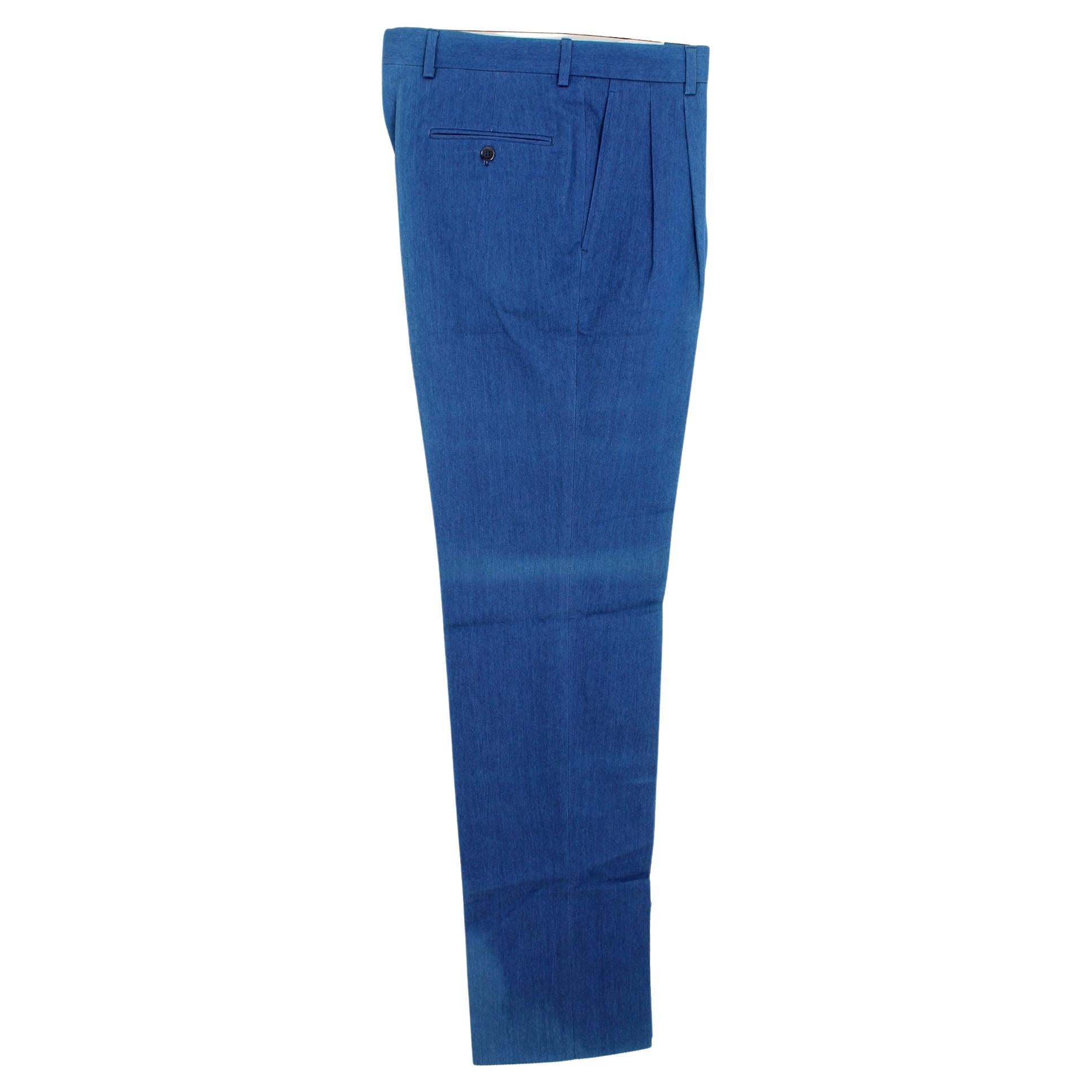 Brioni - Pantalon en jean vintage en coton bleu