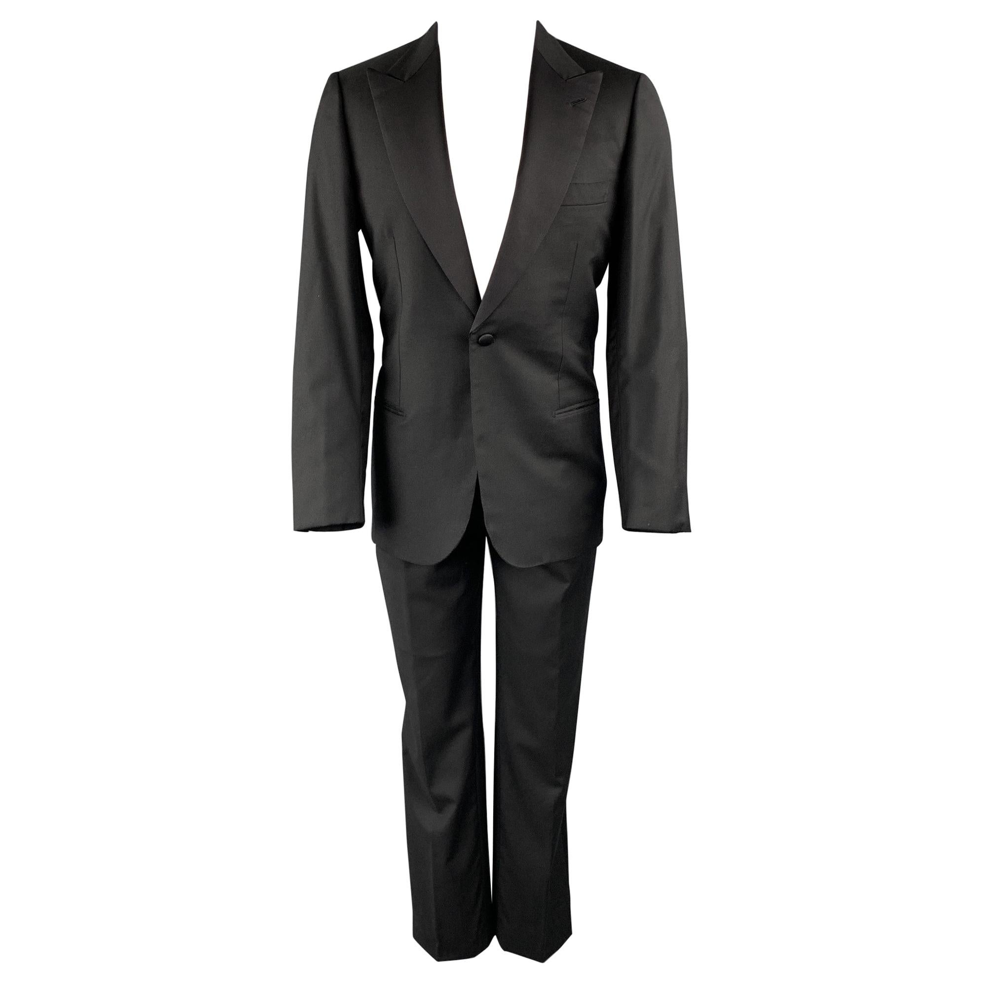Brioni Mens Beige Three Button Wool Palatino 2PC Suit For Sale at 1stDibs
