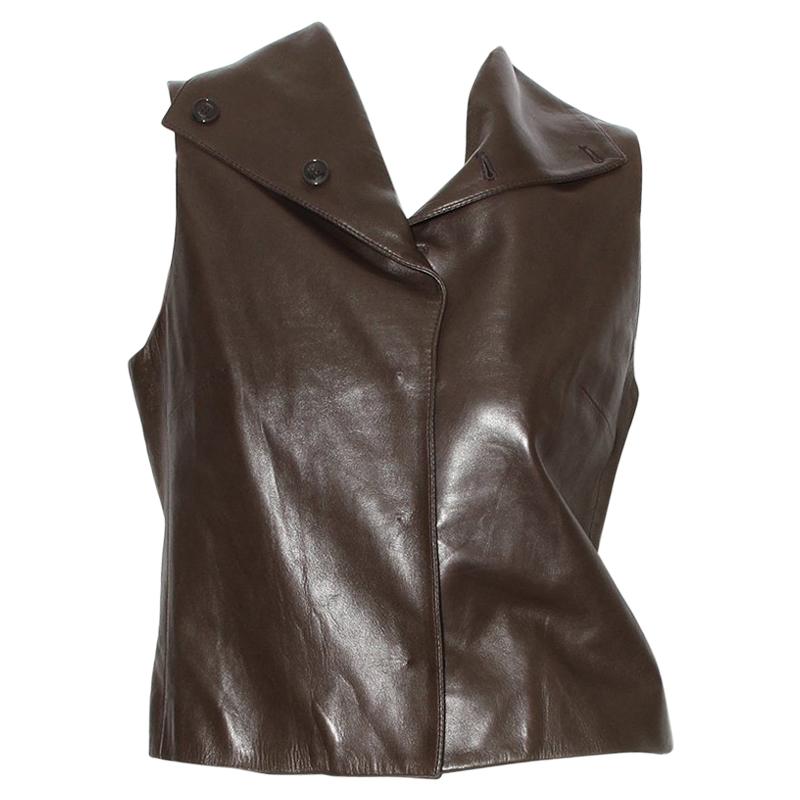 Brioni Leather Vest