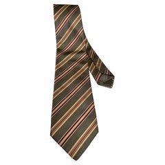 BRIONI Men's Silk Striped Neck Tie Italy