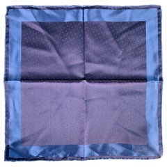 BRIONI Marineblaues Dots Einstecktuch aus Seide BRIONI Marineblaues Dots Einstecktuch aus Seide