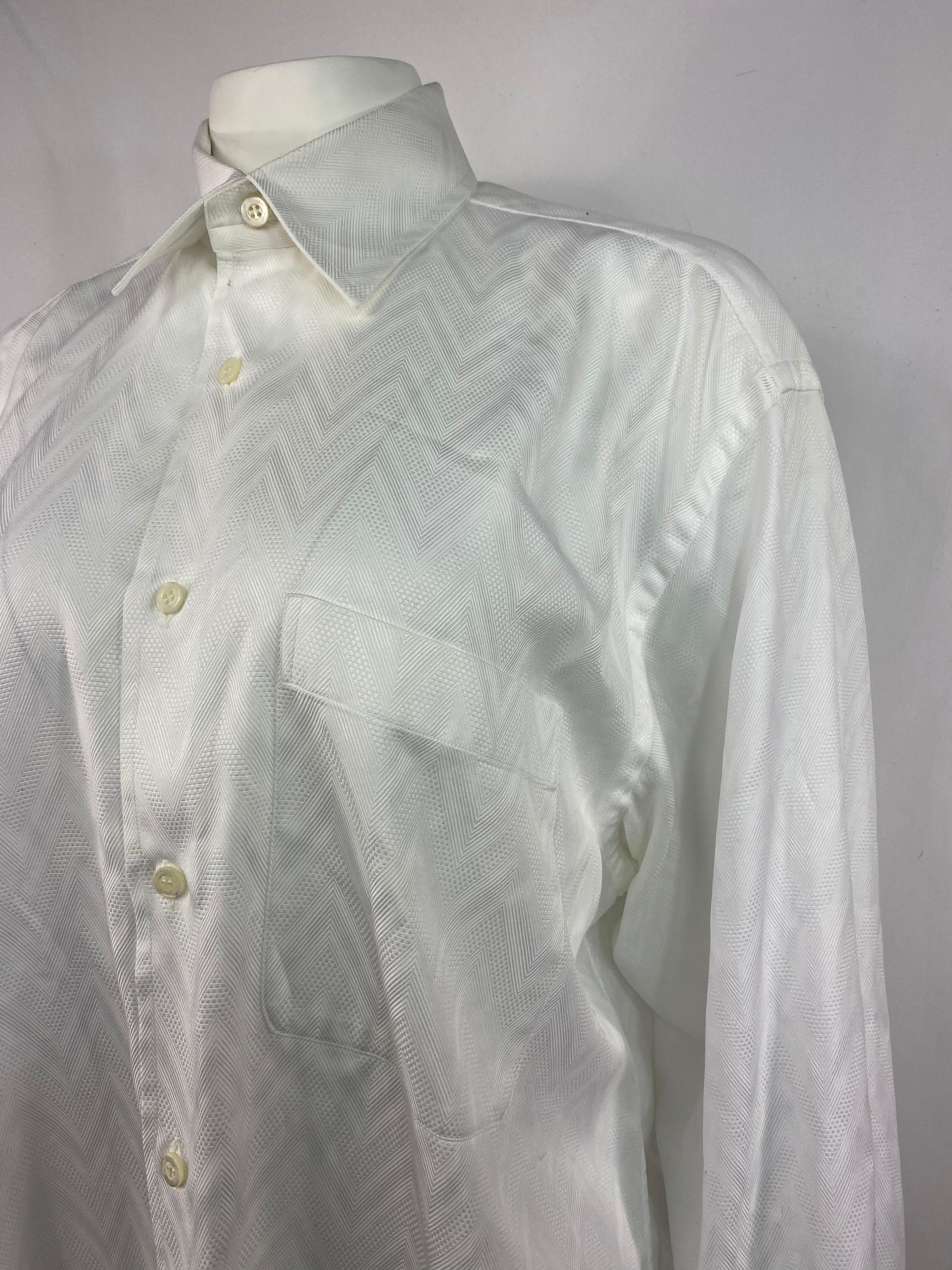 white sequin button down shirt