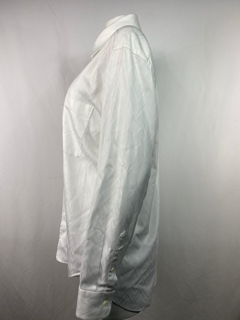 Brioni Neiman Marcus White Cotton Button Down Shirt For Sale at 1stDibs ...