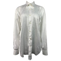 Brioni Neiman Marcus - Camicia button down in cotone bianco