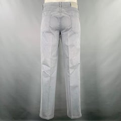BRIONI Size 34 Grey Cotton Blend Jean Cut Casual Pants