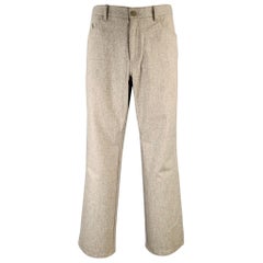 BRIONI Size 36 Taupe Wool Jean Cut Dress Pants