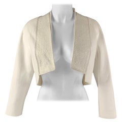 BRIONI Blazer blanco de algodón talla 4