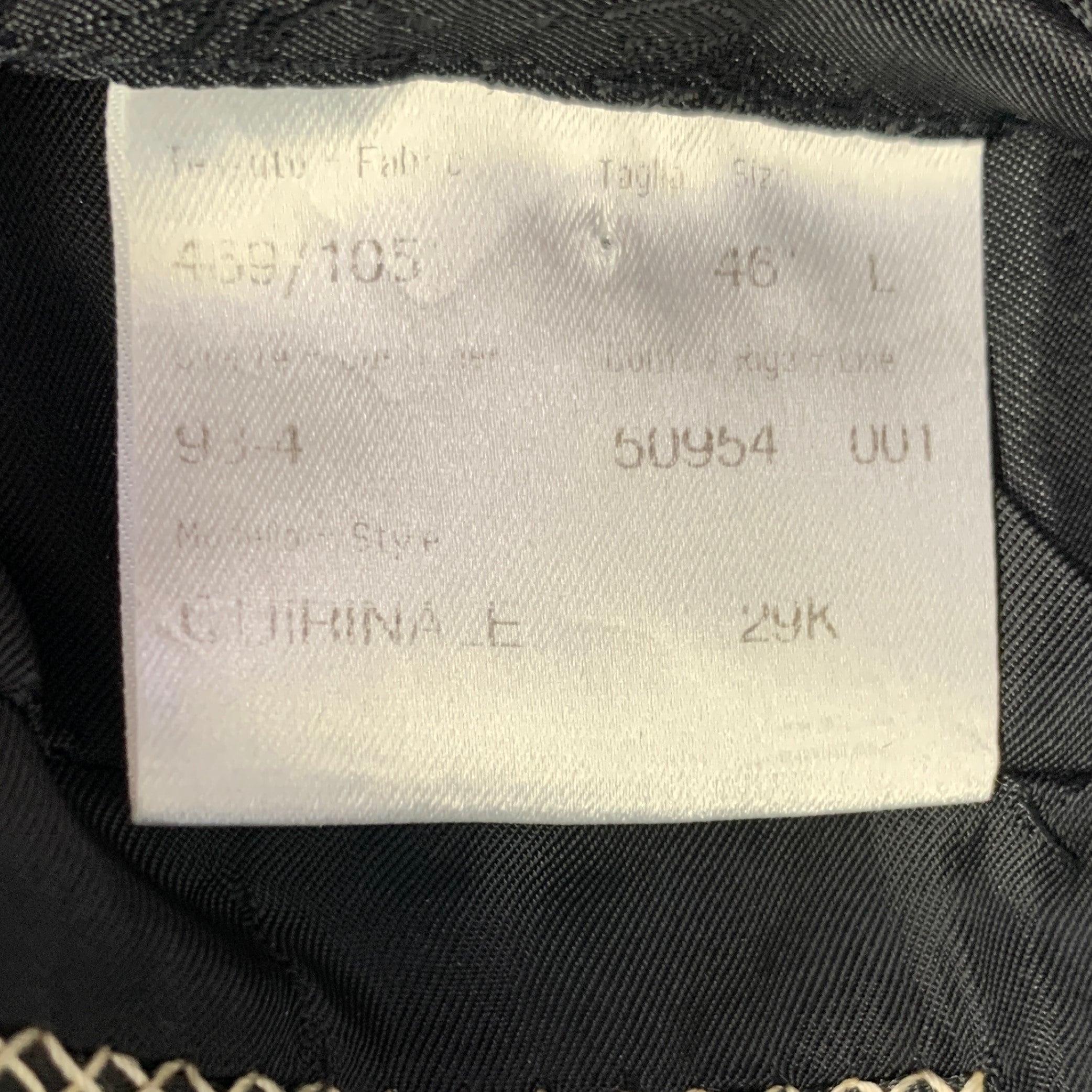 BRIONI Size 46 Black Wool Tuxedo Peak Lapel Sport Coat For Sale 3
