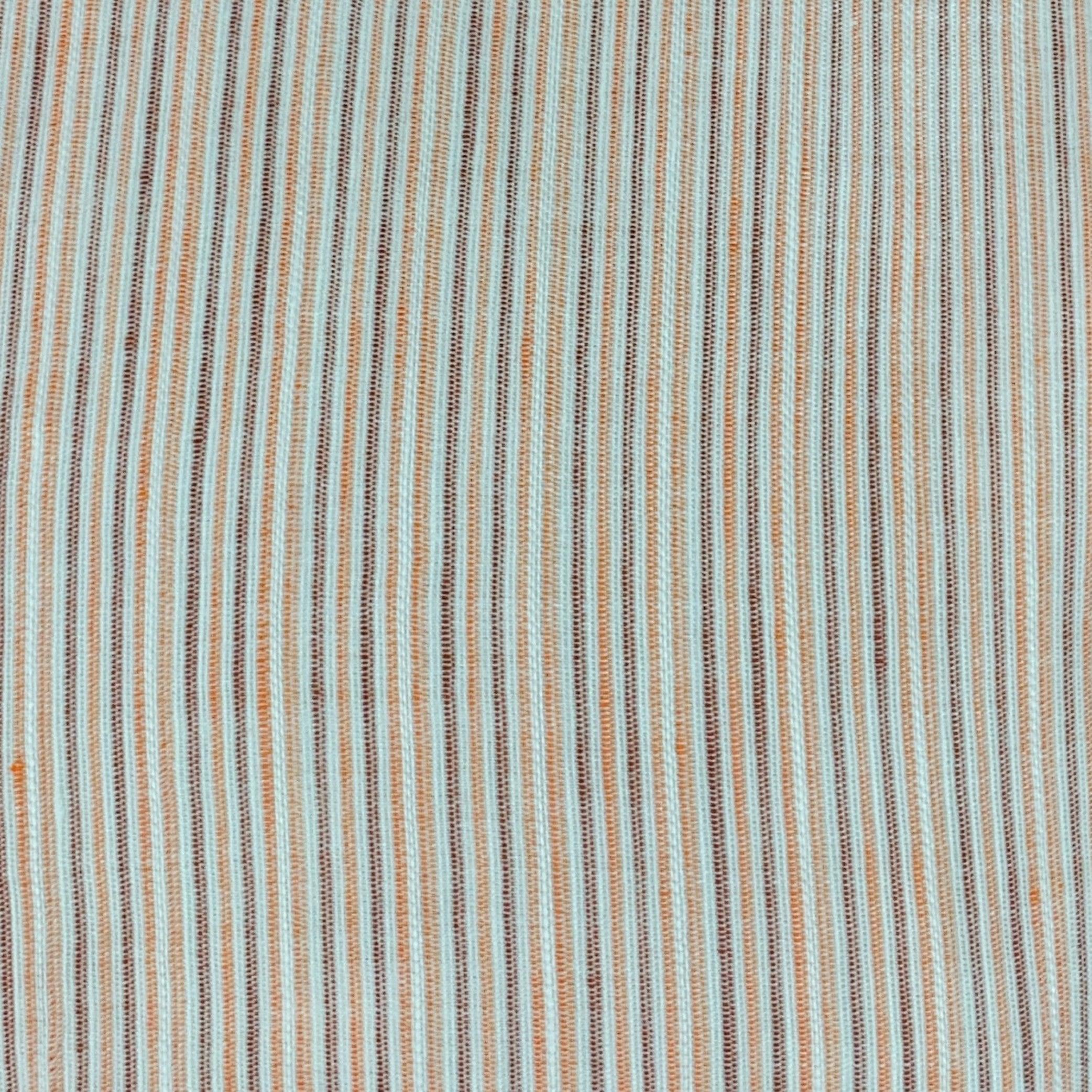 BRIONI long sleeve shirt in an orange and purple linen fabric featuring a pinstripe pattern, spread collar, and button closure. Made in Italy.Excellent Pre-Owned Condition. 

Marked:   L 

Measurements: 
 
Shoulder: 18 inches Chest: 45 inches