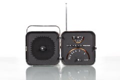Brionvega mod "TS-502" White Radio "Cubo" by M. Zanuso and R. Sapper Italy 1964