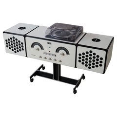 Brionvega RR126 In white By Achille And Pier Giacomo Castiglioni, Italy 1960s