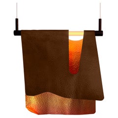 Lampe à suspension Brisa couleur chocolat : Modèle Flume