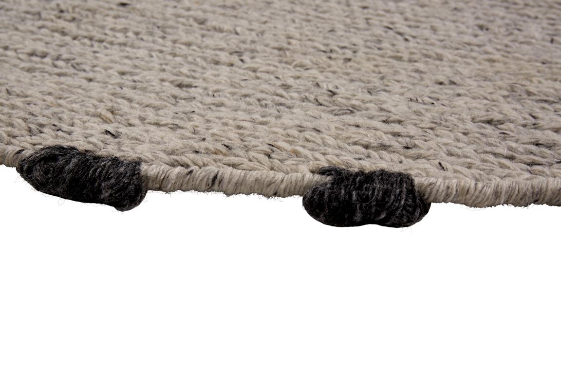 Modern Brish' Outdoor Excellence: Hand-Woven Rug in 100% PET, ⌀ 200 cm For Sale