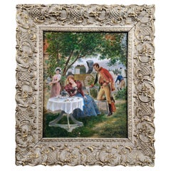Brisset Emile (1844-1904) - Oil On Canvas - The Farewells - Scene From Military