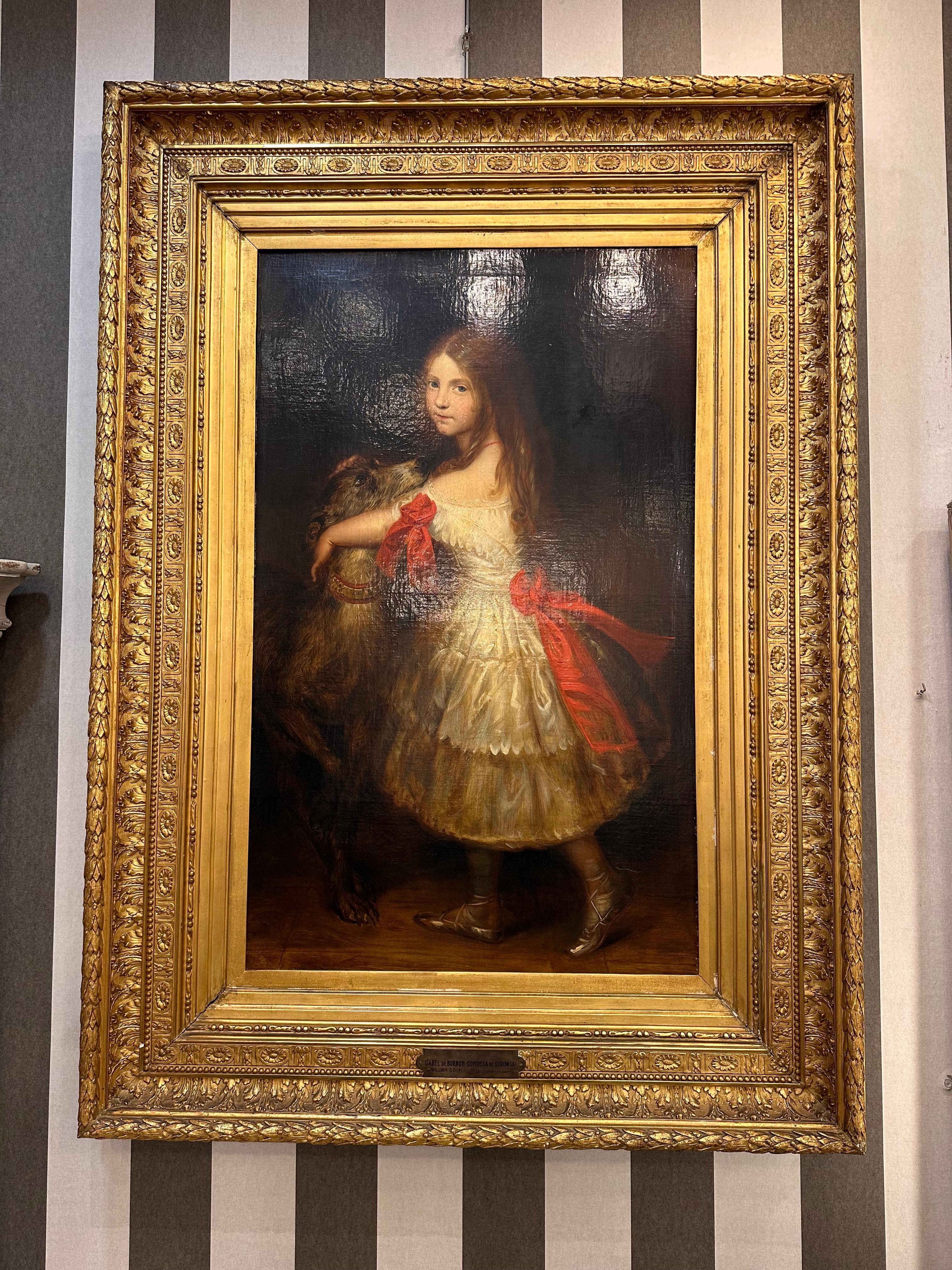 Late 19th Century Bristish  Victorian Painting  William Gorman Wills Isabel de Borbon