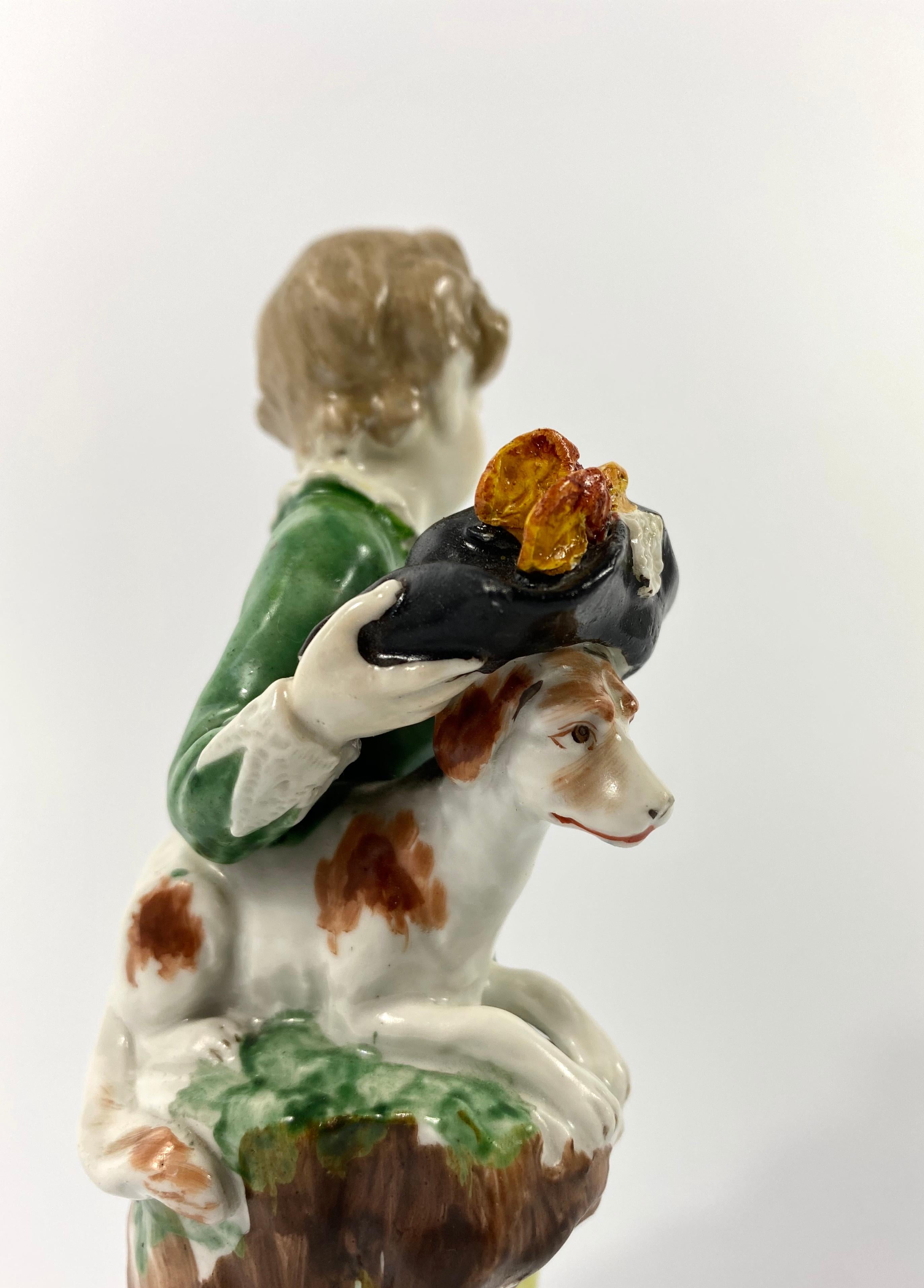 Bristol Porcelain Figure of a Boy, circa 1775 3
